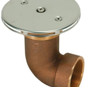 Bodeneinlaufdüse Fliese/FolieV4A/Rg10 6/4"AG 90° (3861021)