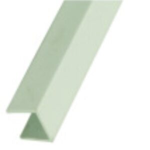 Abschlussleiste PVC-L-Profil(25/25/x3 mm) weiß 3 lfm.