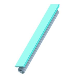 Polyester AbschirmplatteH= 600mm bis 4 Meter Breite