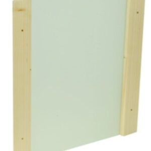 Eckblendschirm Glas für Sauna (S2260)