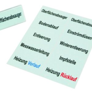 Beschriftungsetiketten Selbstklebend - Abwaschbar